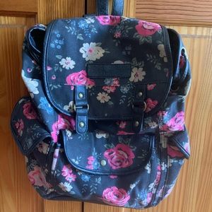 American Eagle Floral Backpack
